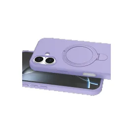 Newface Apple Iphone 16 Plus Regal Magsafe Standlı Kapak - Lila