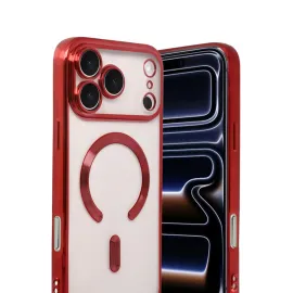 Newface Apple Iphone 17 Pro Max Kross Magneticsafe Kapak - Kırmızı