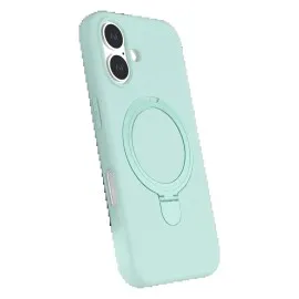 Newface Apple iPhone 17 Regal Magsafe Standlı Kapak - Su Yeşili