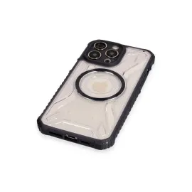 Newface Iphone 12 Pro Max Kılıf Prag Magneticsafe Kapak - Siyah