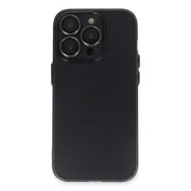 Newface Iphone 13 Pro Kılıf Luko Lens Silikon - Siyah