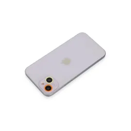 Newface iPhone 13 Renkli Kamera Lens Koruma Cam - Sarı-Turuncu