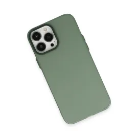 Newface Iphone 14 Pro Max Kılıf Modos Metal Kapak - Koyu Yeşil