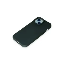 Newface Iphone 15 Kılıf Nano Içi Kadife Silikon - Koyu Yeşil