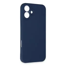 Newface Iphone 16 Kılıf First Silikon - Lacivert