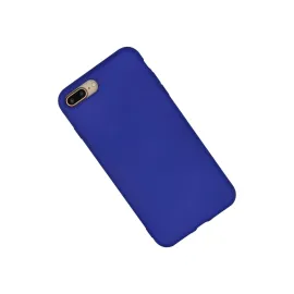 Newface Iphone 7 Plus Kılıf Nano Içi Kadife Silikon - Lacivert