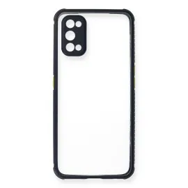 Newface Realme 7 Pro Kılıf Miami Şeffaf Silikon - Lacivert