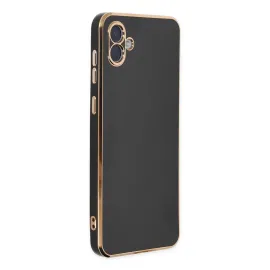 Newface Samsung Galaxy A04 Kılıf Volet Silikon - Siyah