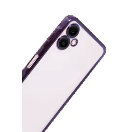 Newface Samsung Galaxy A07 4G Razer Lensli Silikon - Mor