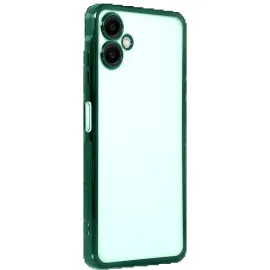 Newface Samsung Galaxy A07 4G Razer Lensli Silikon - Yeşil