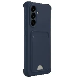 Newface Samsung Galaxy A17 5G Kelvin Kartvizitli Silikon - Lacivert