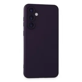 Newface Samsung Galaxy S24 Kılıf Nano Içi Kadife Silikon - Mor