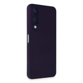 Newface Vivo Y17S Kılıf Nano Içi Kadife Silikon - Mor
