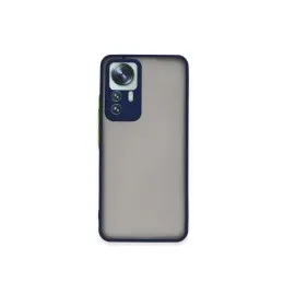 Newface Xiaomi Mi 12T Pro Kılıf Montreal Silikon Kapak - Lacivert