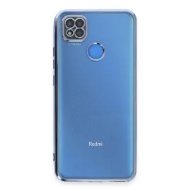 Newface Xiaomi Redmi 9C Kılıf Razer Lensli Silikon - Açık Mavi