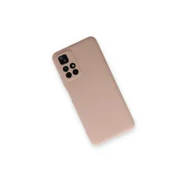 Newface Xiaomi Redmi Note 11T Kılıf Nano Içi Kadife Silikon - Pudra