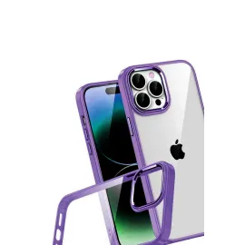 Newface Apple Iphone 15 Pro Max Razer Lensli Silikon - Mor