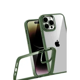 Newface Apple Iphone 15 Pro Max Razer Lensli Silikon - Yeşil