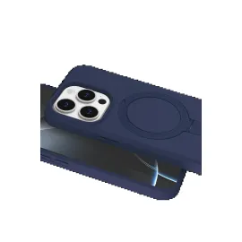 Newface Apple Iphone 15 Pro Max Regal Magsafe Standlı Kapak - Lacivert