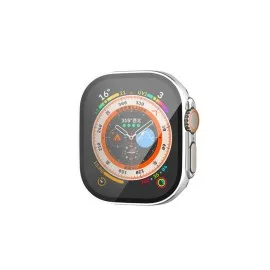 Newface Apple Watch Ultra 49Mm Legend Camlı Kasa Ekran Koruyucu - Gümüş
