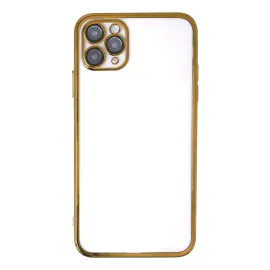 Newface Iphone 11 Pro Kılıf Razer Lensli Silikon - Gold