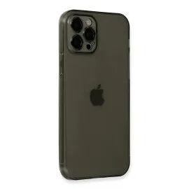 Newface Iphone 12 Pro Kılıf Fly Lens Silikon - Siyah