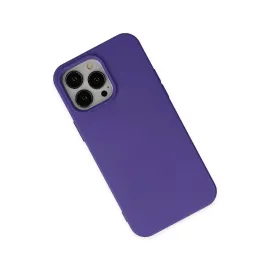 Newface Iphone 14 Pro Kılıf Nano Içi Kadife Silikon - Mor