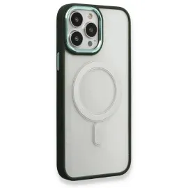 Newface Iphone 14 Pro Kılıf Room Magneticsafe Silikon - Köknar Yeşili