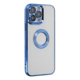 Newface Iphone 14 Pro Max Kılıf Slot Silikon - Mavi