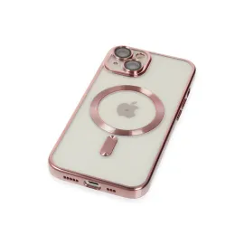 Newface Iphone 15 Kılıf Kross Magneticsafe Kapak - Rose