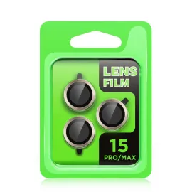 Newface Iphone 15 Pro Max Raze Metal Kamera Lens - Gümüş