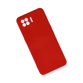 Newface Oppo A73 Kılıf Nano Içi Kadife Silikon - Kırmızı