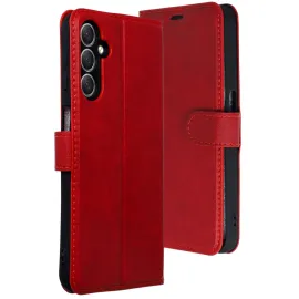 Newface Samsung Galaxy A24 4G Kılıf Trend S Plus Kapaklı Kılıf - Kırmızı