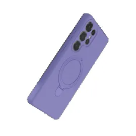 Newface Samsung Galaxy S23 Ultra Regal Magsafe Standlı Kapak - Lila