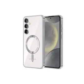 Newface Samsung Galaxy S24 Plus Kılıf Kross Magneticsafe Kapak - Gümüş