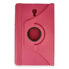 Newface Samsung Galaxy T590 Tab A 10.5 Kılıf 360 Tablet Deri Kılıf - Pembe
