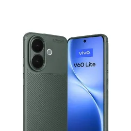 Newface Vivo V60 Lite Auto Focus Karbon Kapak - Koyu Yeşil