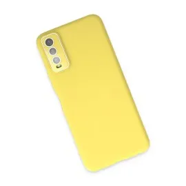 Newface Vivo Y11S Kılıf Lansman Glass Kapak - Sarı