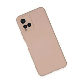 Newface Vivo Y21S Kılıf Nano Içi Kadife Silikon - Pudra