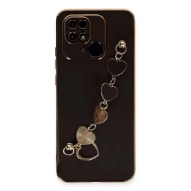 Newface Xiaomi Redmi 10C Kılıf Esila Silikon - Siyah