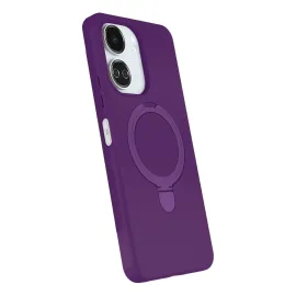 Newface Xiaomi Redmi 13C Regal Magsafe Standlı Kapak - Derin Mor