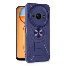 Newface Xiaomi Redmi A3 4G Kılıf Lincoln Silikon - Lacivert