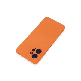 Newface Xiaomi Redmi Note 12 4G Kılıf Nano Içi Kadife Silikon - Turuncu