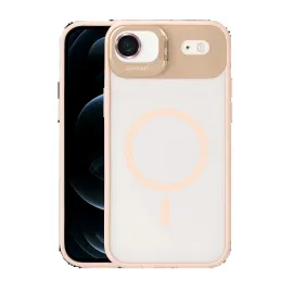 Joko Apple Iphone 17 Air Remim Lensli Magsafe Standlı Kapak - Pembe