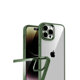 Newface Apple Iphone 15 Pro Max Razer Lensli Silikon - Yeşil