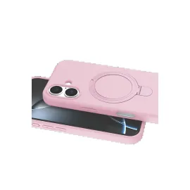 Newface Apple Iphone 16 Plus Regal Magsafe Standlı Kapak - Açık Pembe