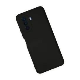 Newface Huawei Nova Y70 Kılıf Nano Içi Kadife Silikon - Siyah