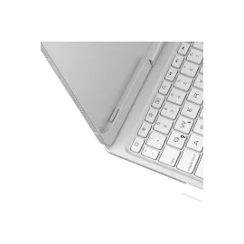 Newface iPad Pro 11 (2024) F11 ATS Kılıf Magic Dönen Klavyeli Tablet Kılıf - Gümüş