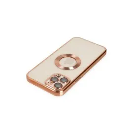 Newface Iphone 12 Pro Kılıf Slot Silikon - Rose Gold
