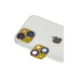 Newface Iphone 13 Pers Alüminyum Kamera Lens - Rainbow
